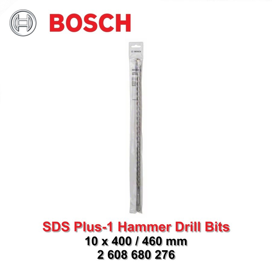 BOSCH SDS Plus-1 Hammer Drill Bits 10x400/460mm Mata Bor Beton 10mm