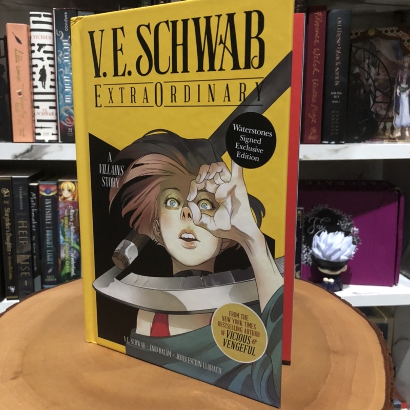 SIGNED WATERSTONES EXCLUSIVE EXTRAORDINARY by V.E. Schwab First Edition