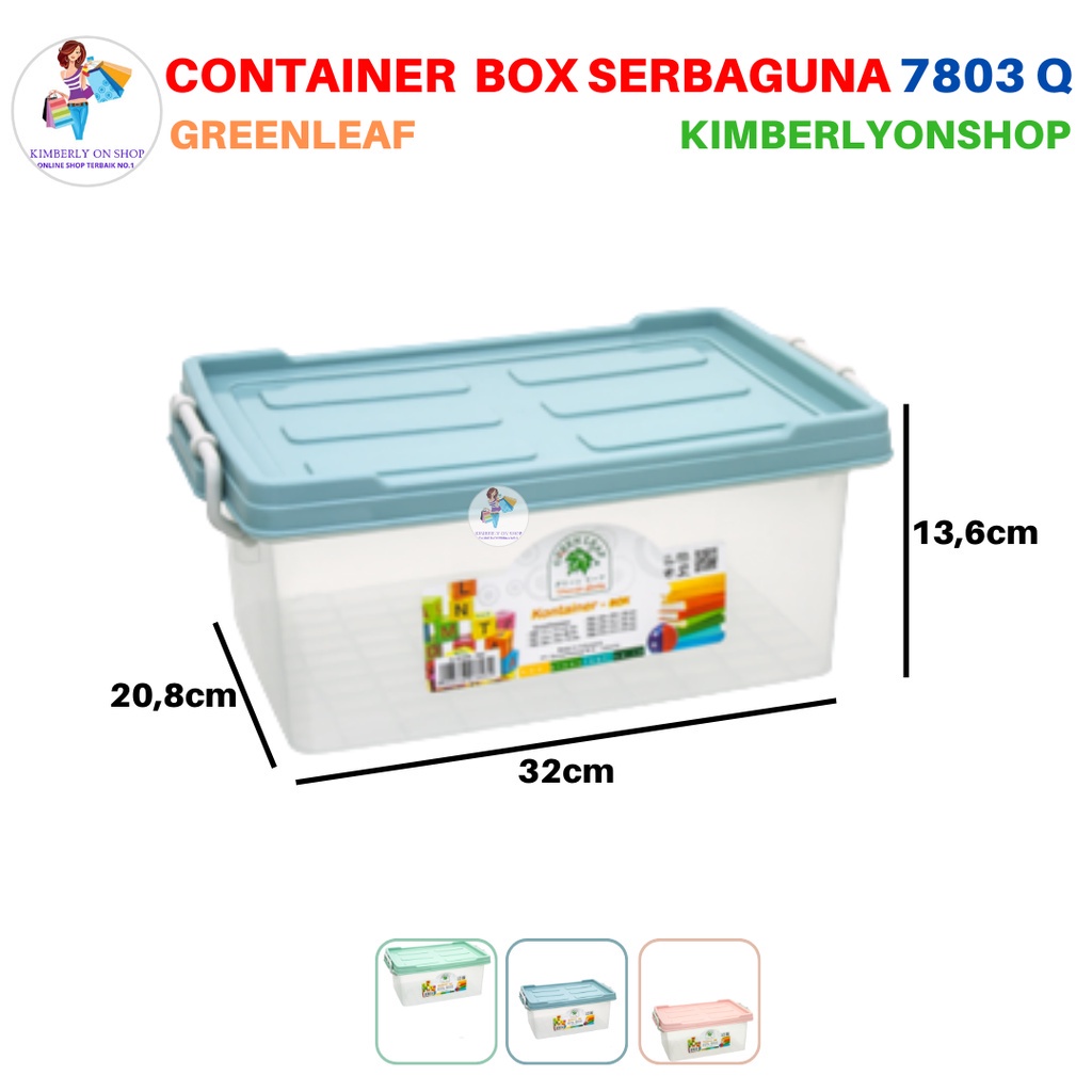 Container Box 5,5 Liter 7803 Green Leaf