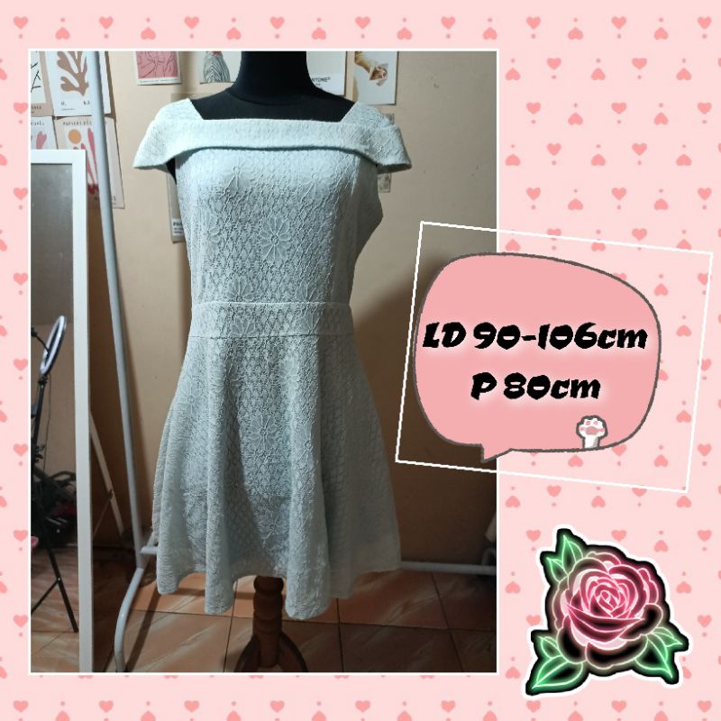 DRESS PESTA BRUKAT SABRINA BABY BLUE