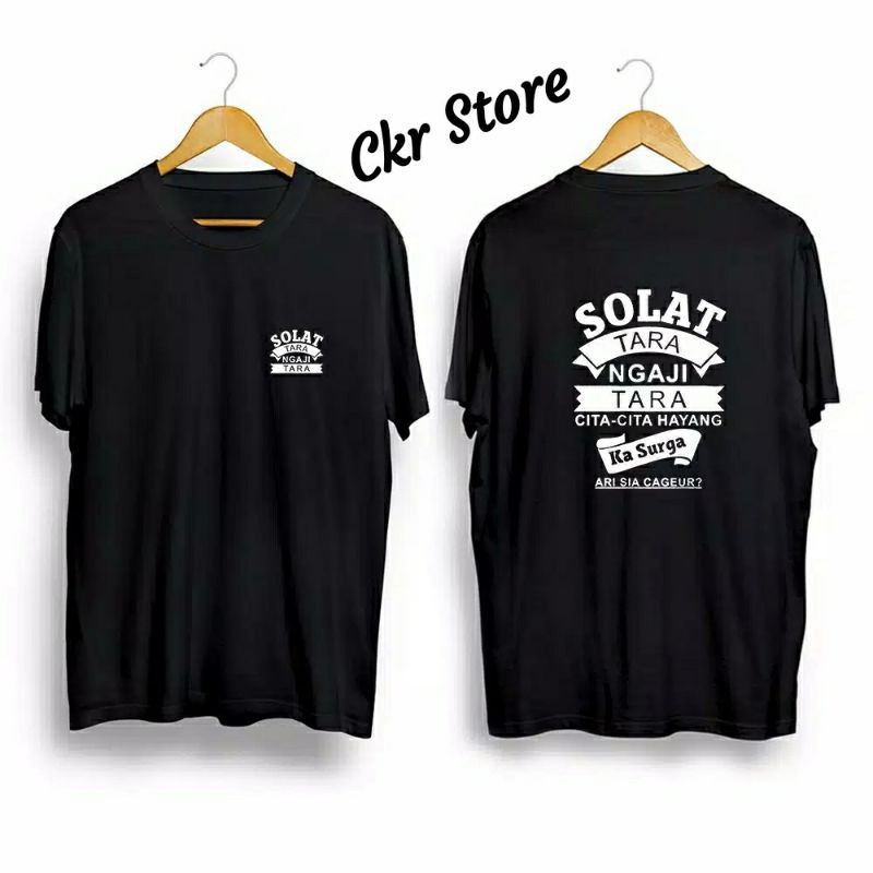 Kaos solat Tara ngaji tara