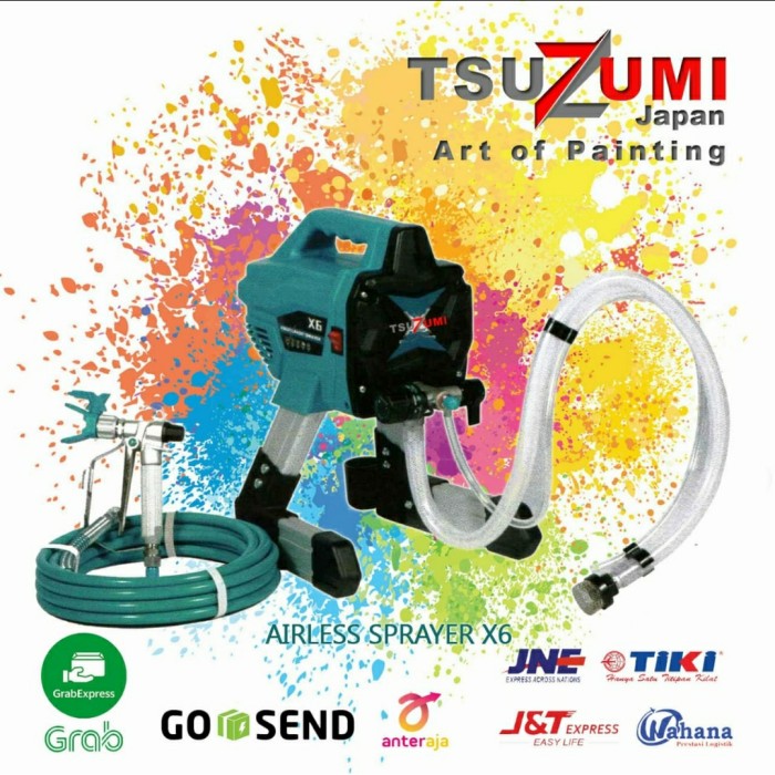 ALAT CAT TEMBOK/SPRAYER PAINT X6 TSUZUMI