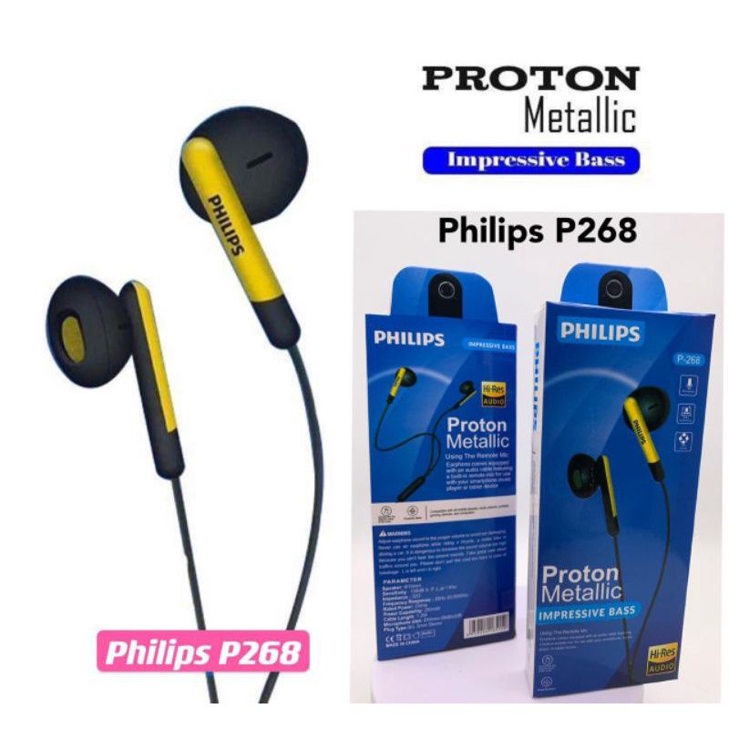 HF/Headset Philips P-268 Super Basss ●