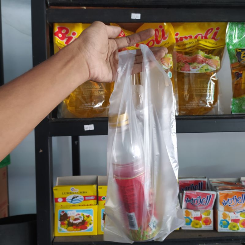 kantong plastik / kresek kecil bening kiloan 250 gr