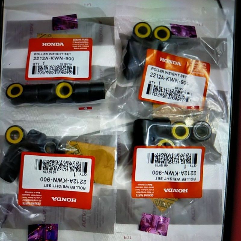 ROLLER ROLER VARIO 125 VARIO 150 KWN ORI HONDA 1SET 6PC