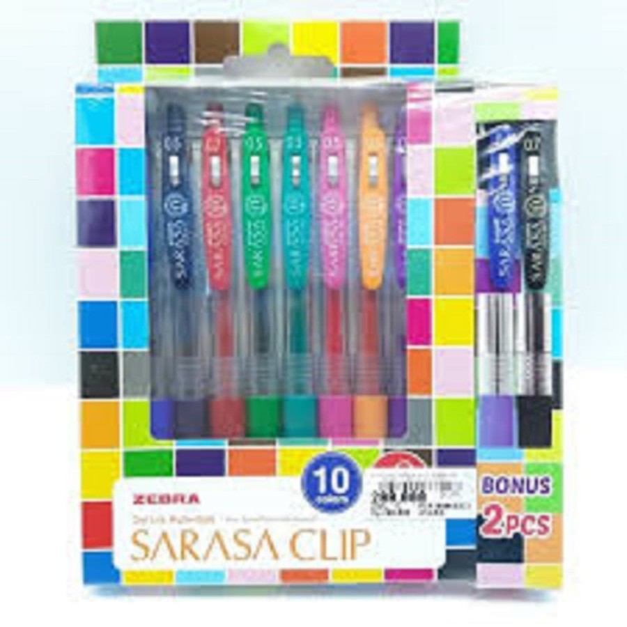 Sarasa Set 10 Free 2 Pcs