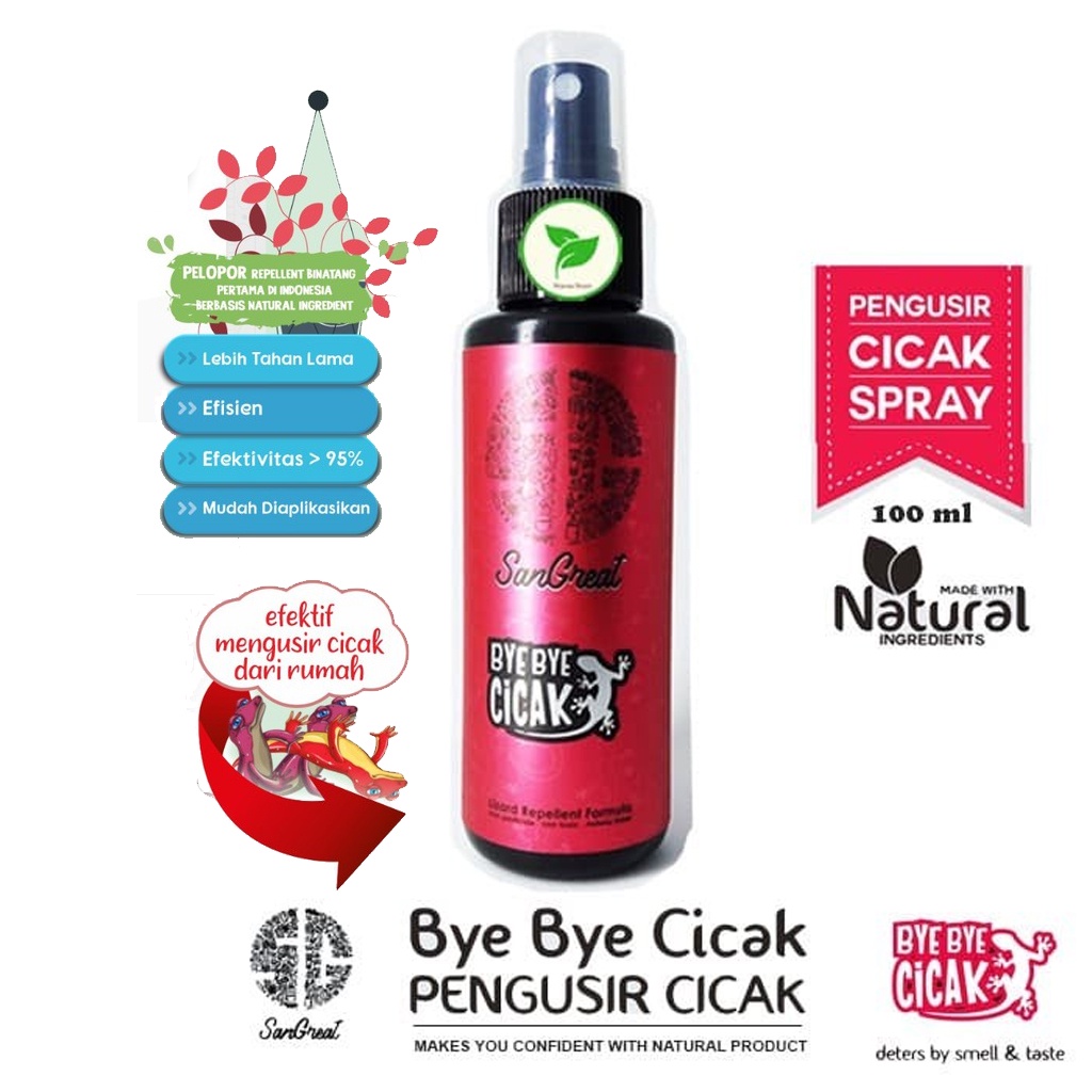 BBCICAK SPRAY - Spray Pengusir Cicak, Natural Lizzard Repellent