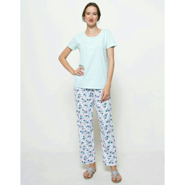 Setelan baju tidur st.yves celana panjang