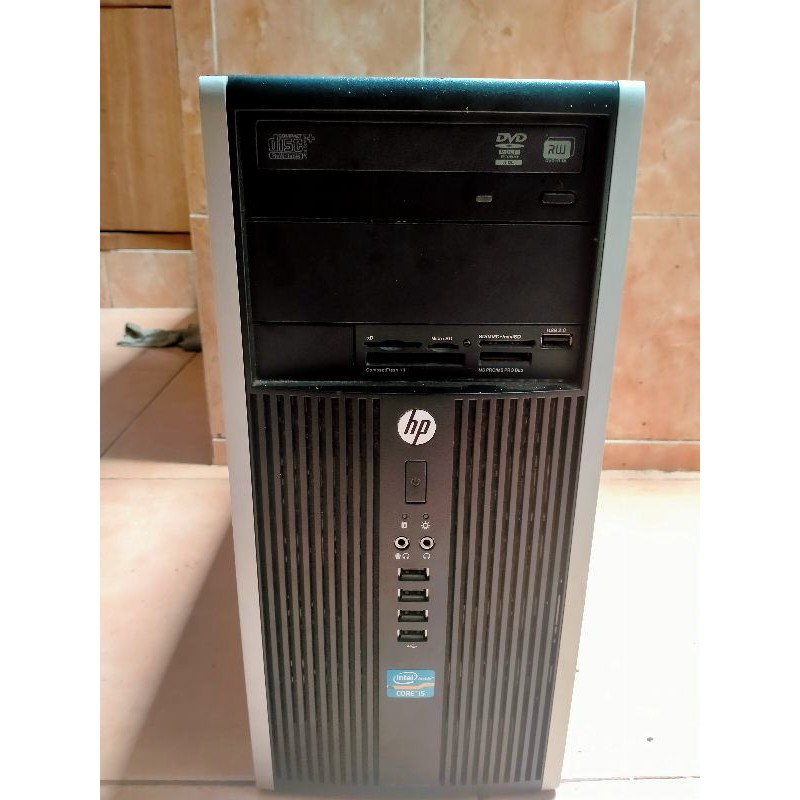 PC HP TOWER 6200 I5 2400 RAM 4 GB HDD 500 GB DVD RW MULUS