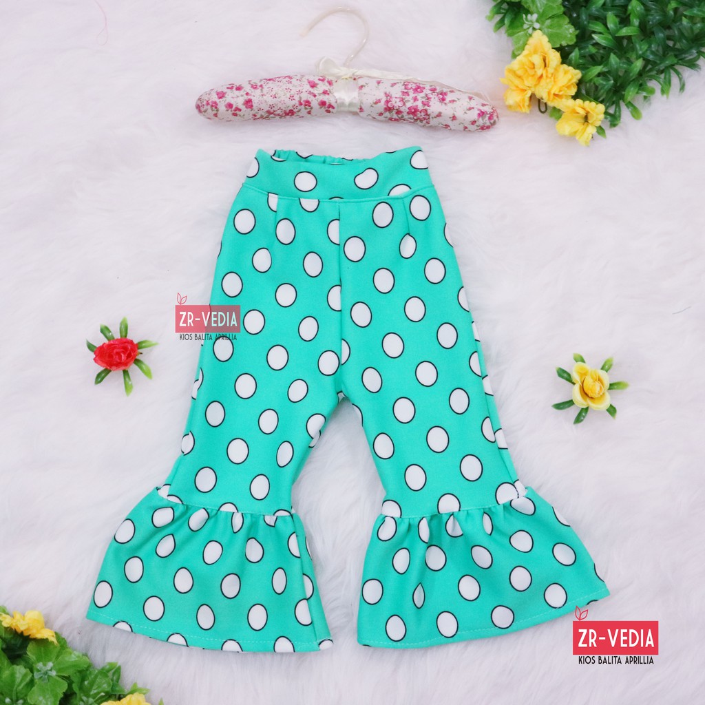 Trumpet Pants 6-7 Tahun / Celana Cutbray Adem Anak Perempuan Legging Cewek Motif Lucu Girl Panjang