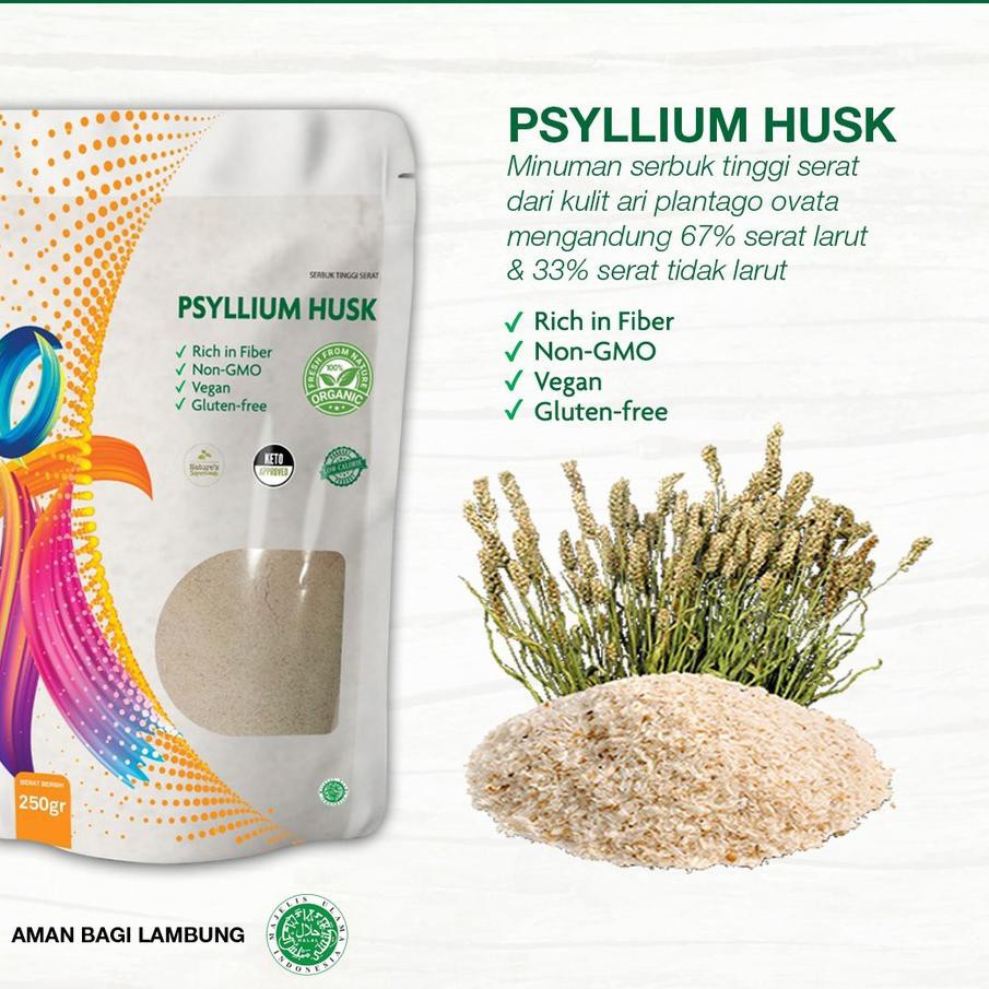 

SUPER MURAH - PSYLLIUM HUSK 250 GRAM