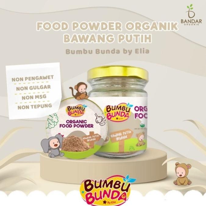 

Bumbu Bunda - Bawang Putih Organik Bubuk 40gr / Organic Garlic Powder