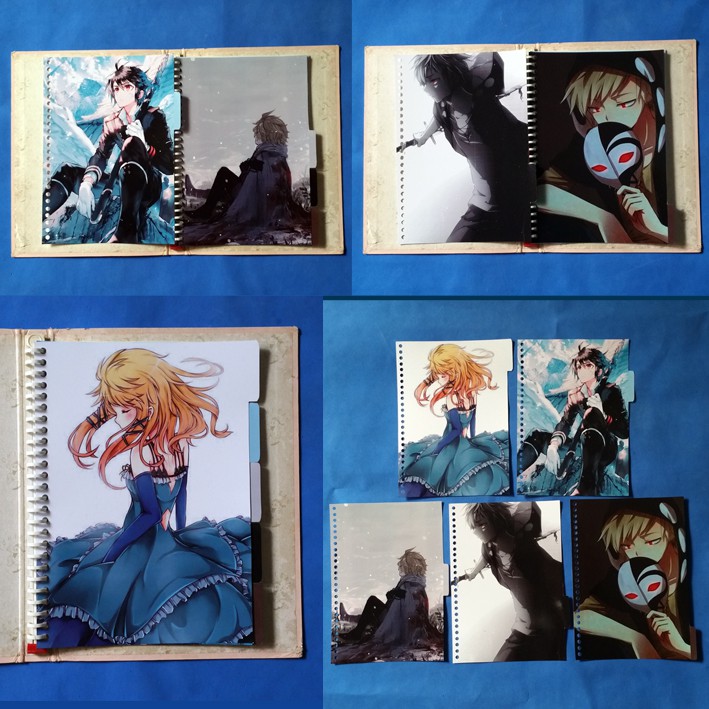 

Pembatas Anime Binder Organizer 2 Ring, 6 Ring, 20 Ring, 26 Ring 1 Set 5 lembar Glossy Murah