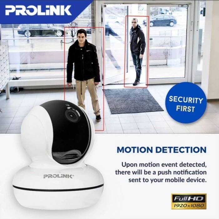 PROliNK IP CAM PIC3003WP Full HD 1080P Smart WiFi Pan / Tilt