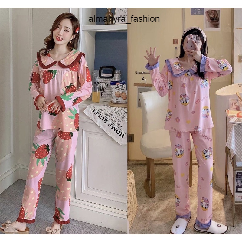 PIYAMA WANITA IMPORT RENDA PREMIUM IMPORT BAJU TIDUR WANITA PREMIUM IMPORT RENDA
