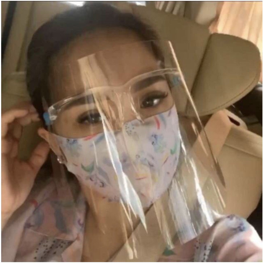 free bubble wrap!! face shield Nagita kacamata / faceshield pelindung muka READY