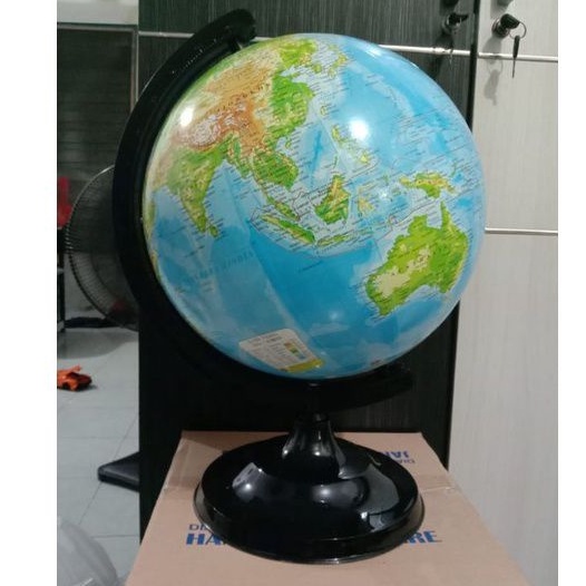 

globe bola dunia ukuran diameter lingkaran 35cm