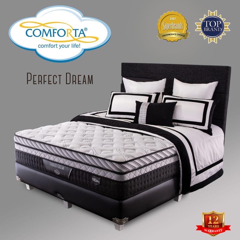 Spring Bed Fullset Comforta Perfect Dream