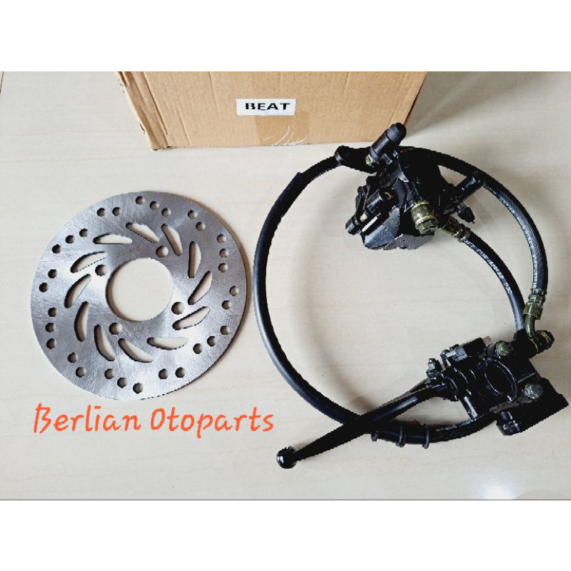 Rem Depan Cakram / Disc brake depan Assy Komplit BEAT LAMA KARBU/SCOOPY KARBU/SPACY KARBU