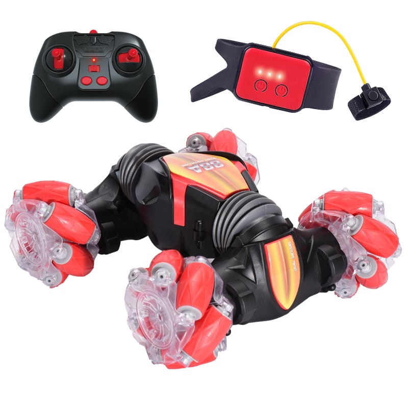 mainan RC Mobil Stunt Car Remote Control  + Sensor Tangan - Gesture Sensing Mini Skidding 2 in 1