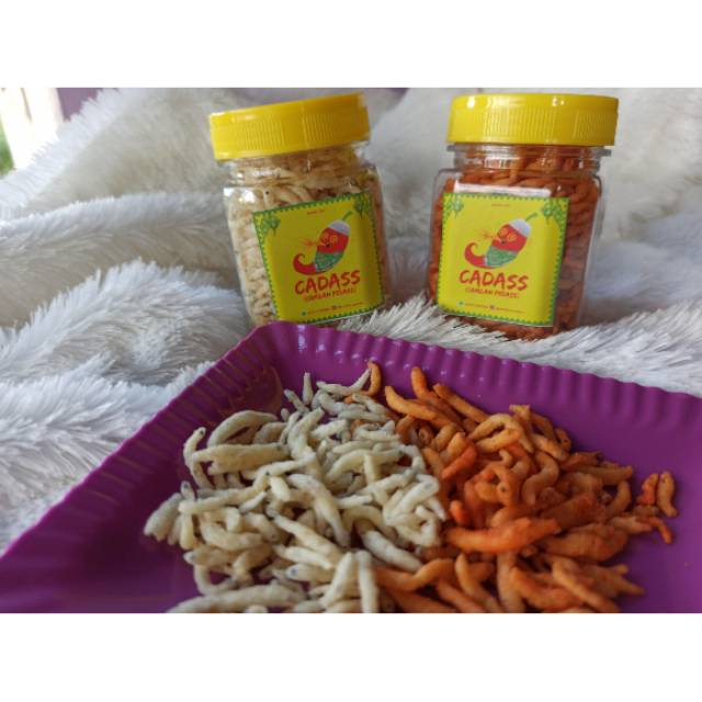 

Teri crispy tersedia original dan pedas