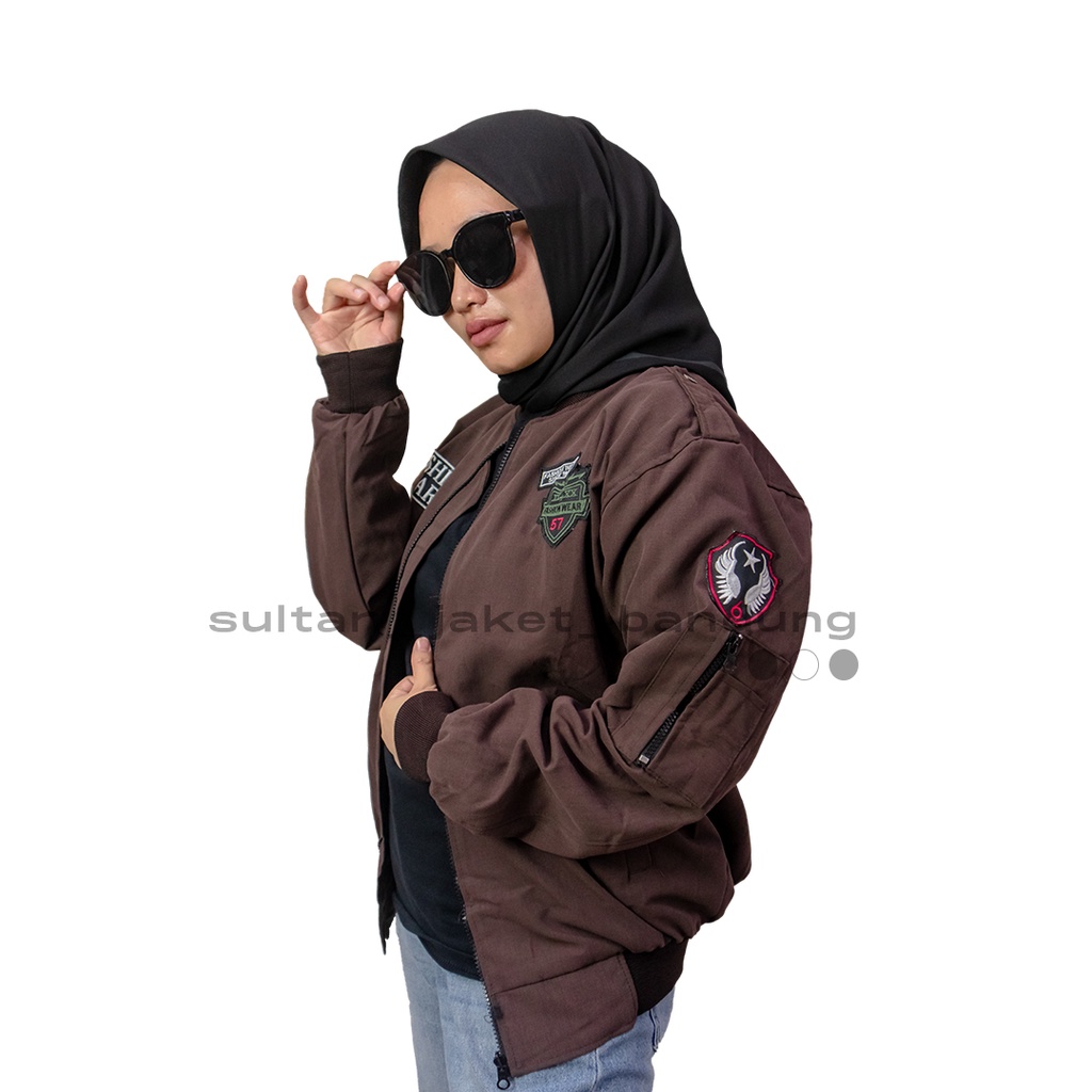 ARAGON BOMBER BROWN || Jacket Bomber Pilot || Jaket Pria Masakini