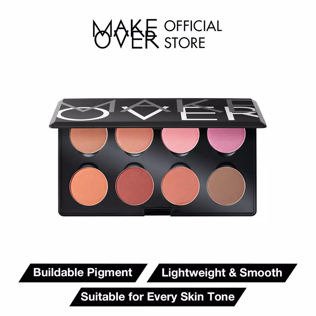 MAKE OVER Perfect Shade Blush On Palette