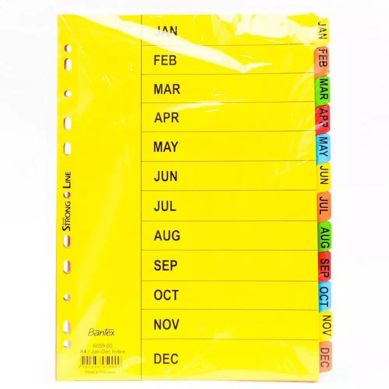 

Diveder bantex 6059 (January - December)