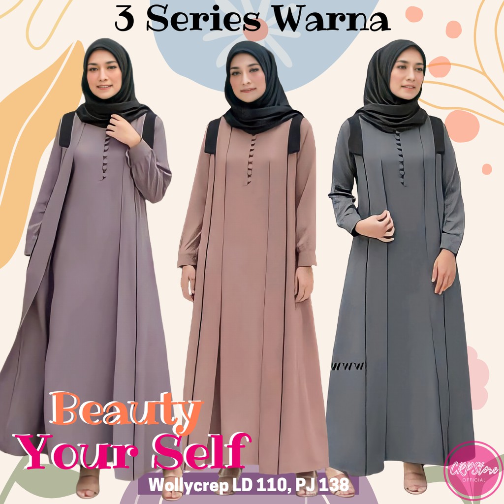 Gamis terbaru 2023 baju Gamis lebaran 2023 fashion muslim model gamis wanita cewek jumbo terbaru kek