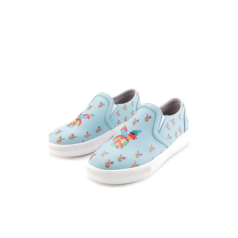 SEPATU SLIP ON PLAYBOY WANITA ORIGINAL CASUAL KETS BRANDED BIRU PLW02