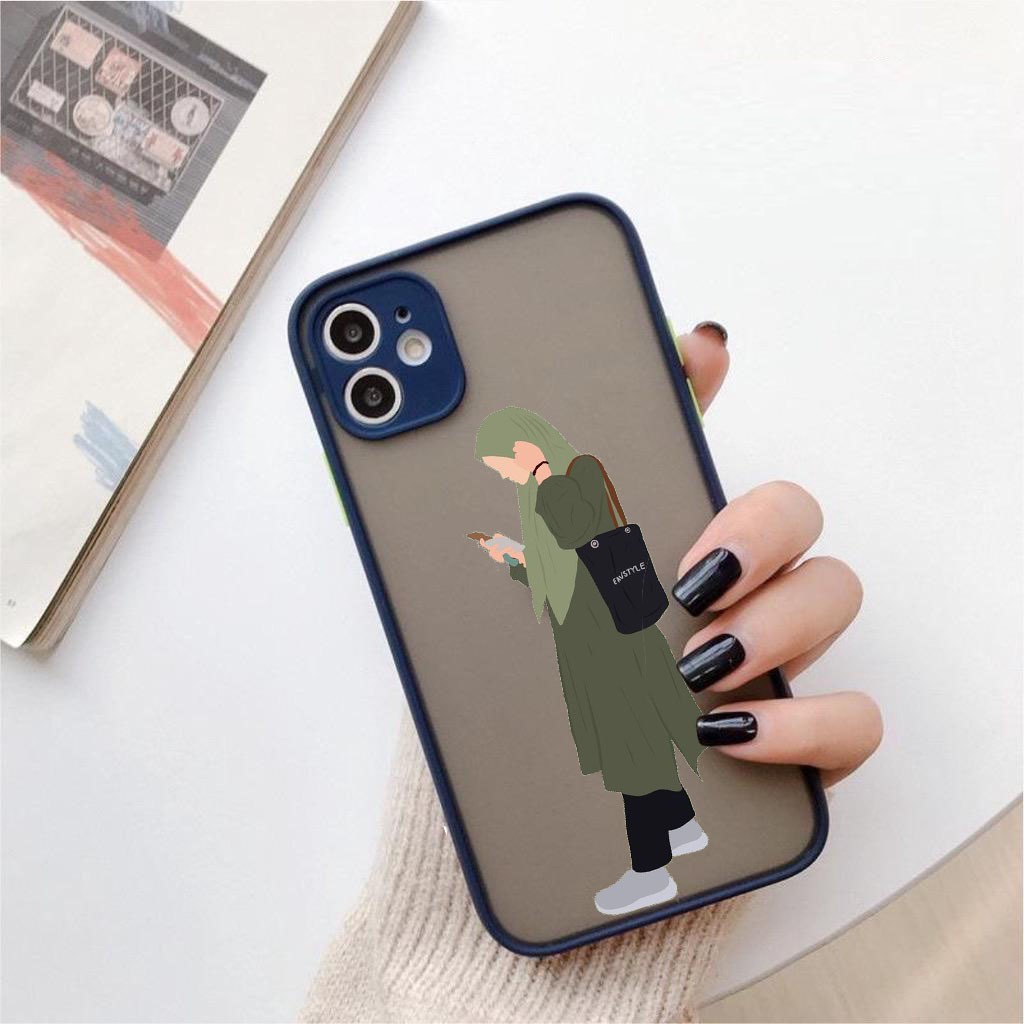 AA07 Softcase Casing Hijab Jilbab for Oppo Realme 2 Pro 3 5i 5s 7 7i 8 8i U1 U2 C1 C11 2021 C12 C15 C17 C2 C20 C20A C21 C21y C25 C3 C30 C31 C35 Narzo 20 30A 50a 50i 5G