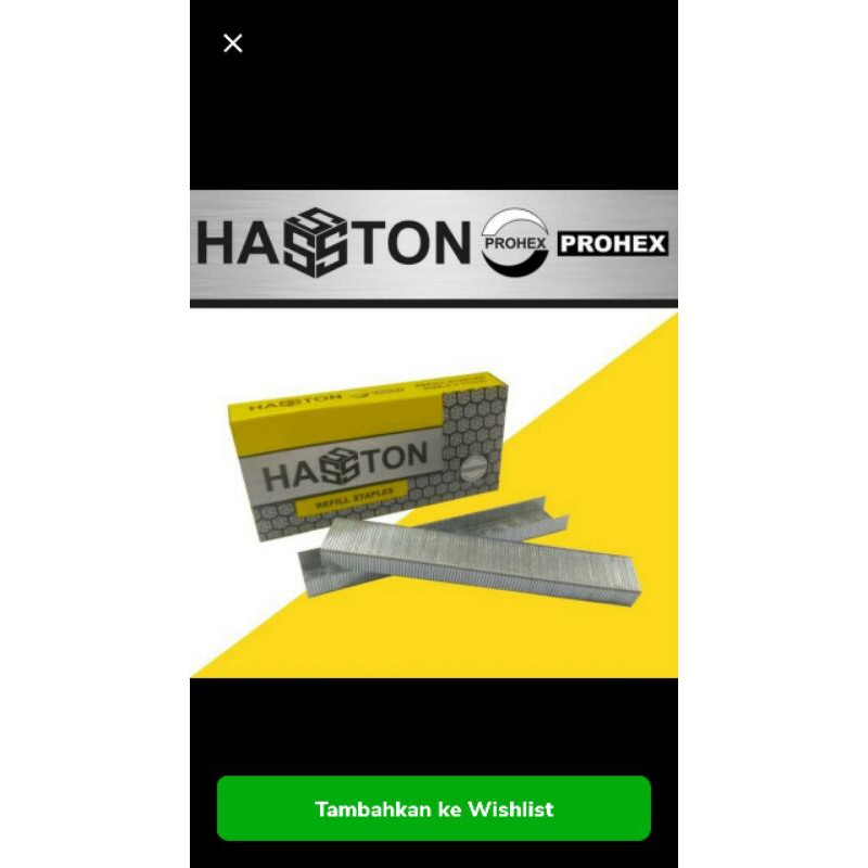

isi staples refill stapler 8 x 11mm hasston prohex art 4100-003