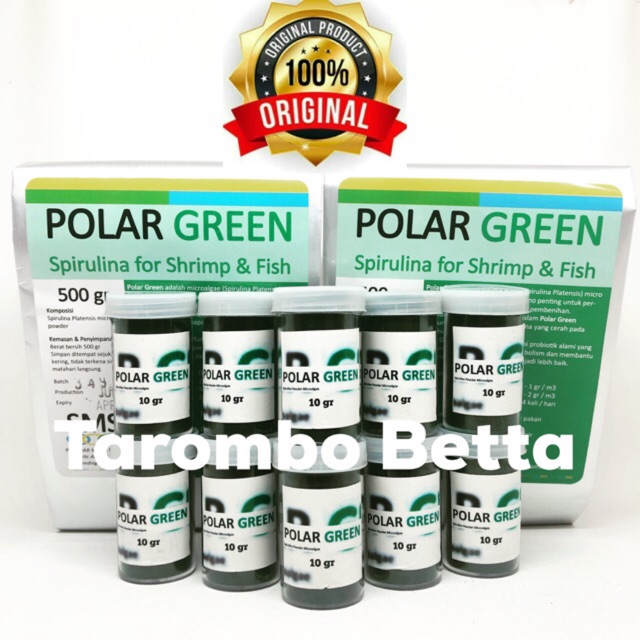 Spirulina Powder Bubuk Platensis Isi Bersih 10 Gram Pakan Kutu Air Artemia Daphnia Ikan 10gr 10gram