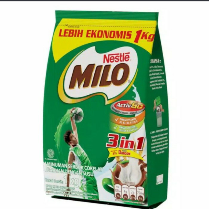 

Milo aktifgo 3 in 1 1 kg kemasan ekonomis