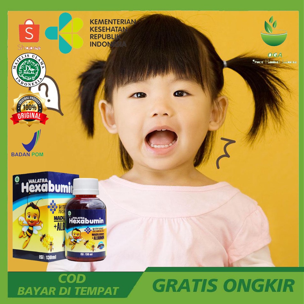 Obat Anak Pintar, Anak Cepat Bicara, Terlambat Bicara, Batuk Filek, Anak Sumang, Anak Ngompol - HEXA
