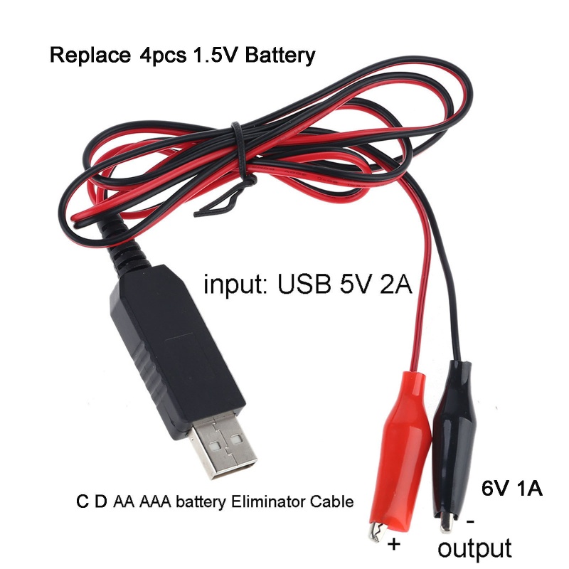 Vivi Kabel Power Supply USB Ke 6V 5V Panjang 2m