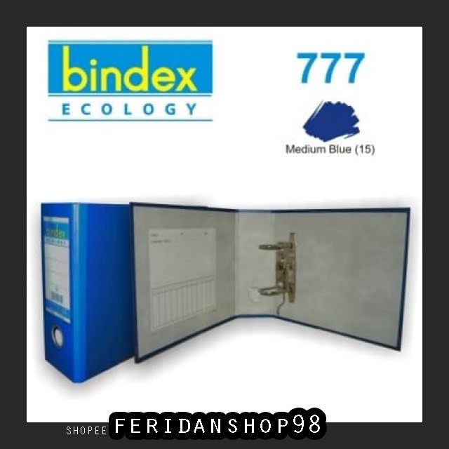 

FS1021 BINDER ORDNER BINDEX 777 ATK KWITANSI 75 MM - BIRU BY FERIDANSHOP98