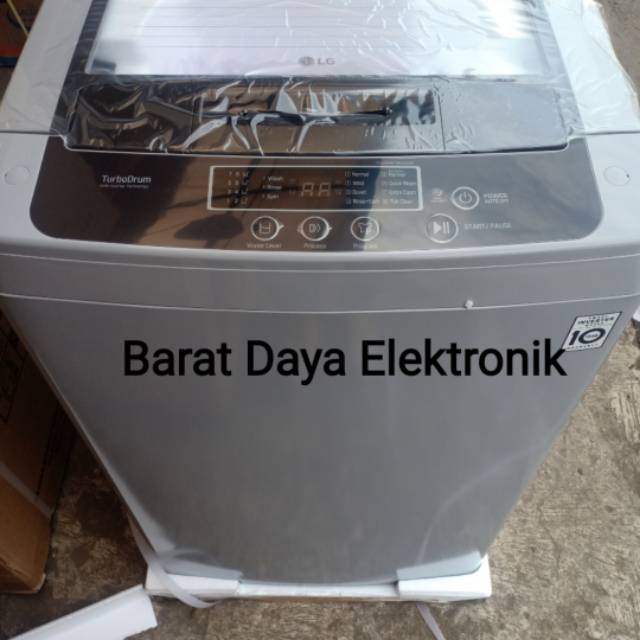 LG Mesin Cuci 1 Tabung Inverter T2107VSPCK Top Loading Mesin Cuci [7 Kg]