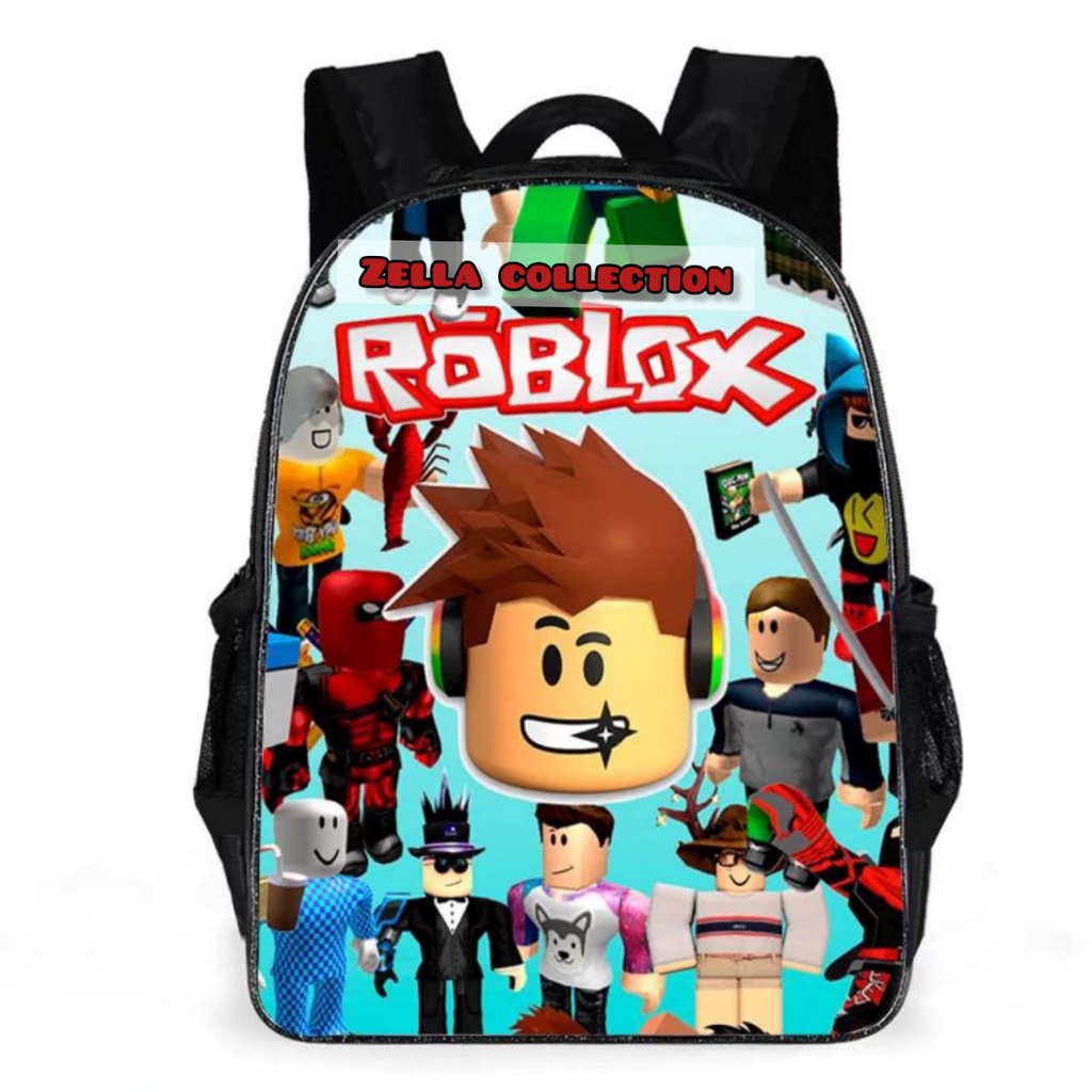 Tas Ransel Anak Sekolah Karakter Roblox/Tas Anak Backpack Roblox 2022/Tas Anak Gendong Roblox Terlaris 2022