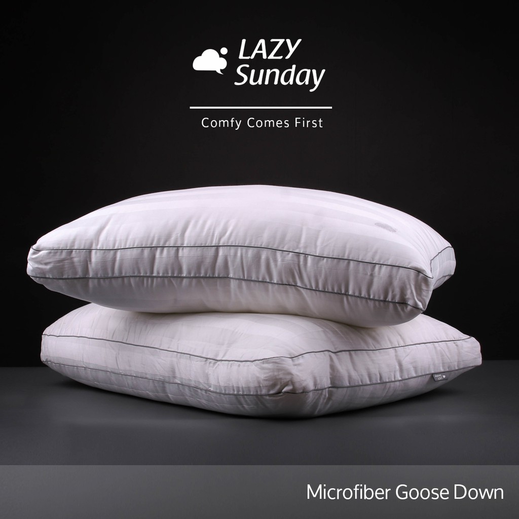 Bantal Tidur - Super Comfy Premium - Microfiber Goose Down - LAZY Sunday