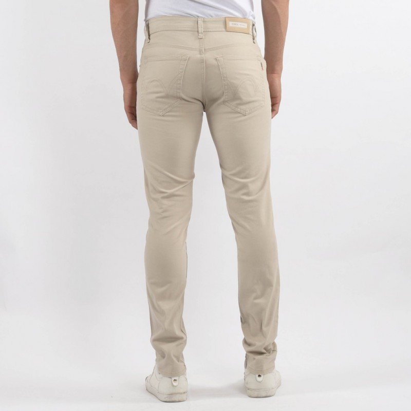 Edwin Celana Chinos Pria Paris Slim Fit Stretch Cream