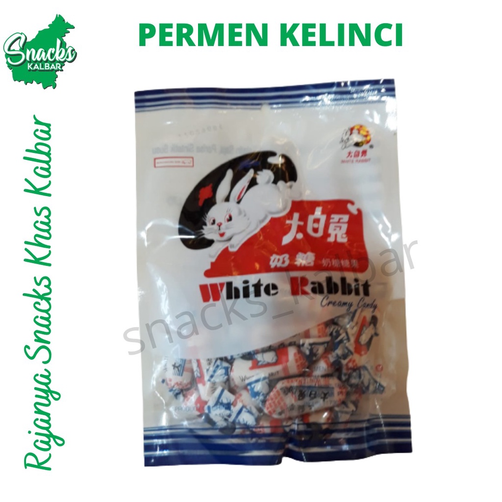 

Permen Lunak Susu Merk Kelinci Putih /White Rabbit Cream Candy NON HALAL 180 gram