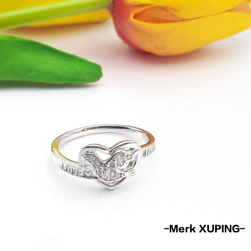 Cincin XUPING Silver Love