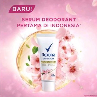 Rexona Deo Dry Serum Natural Brightening Fresh Sakura 50ml