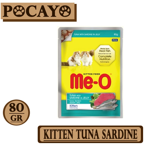 Meo Pouch Kitten Sardine 80gr