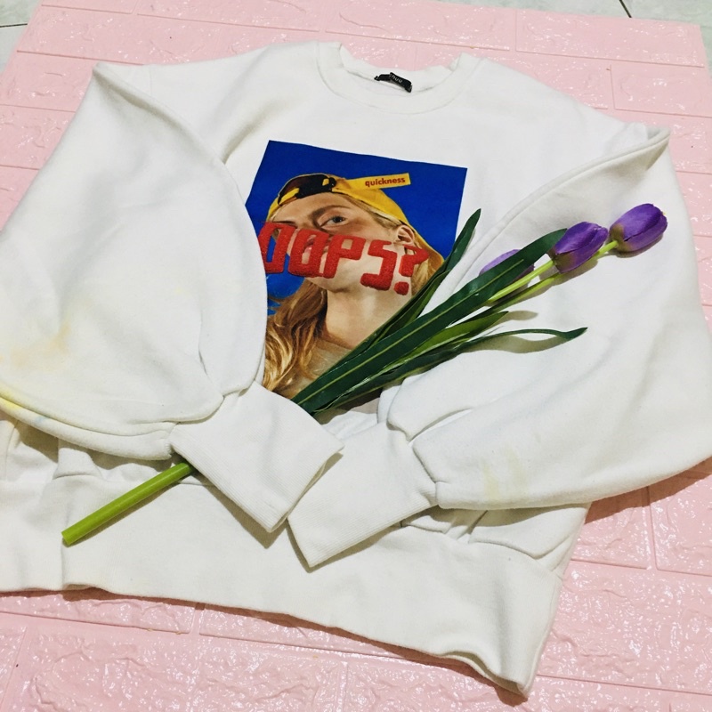 Crewneck Lengan Balon