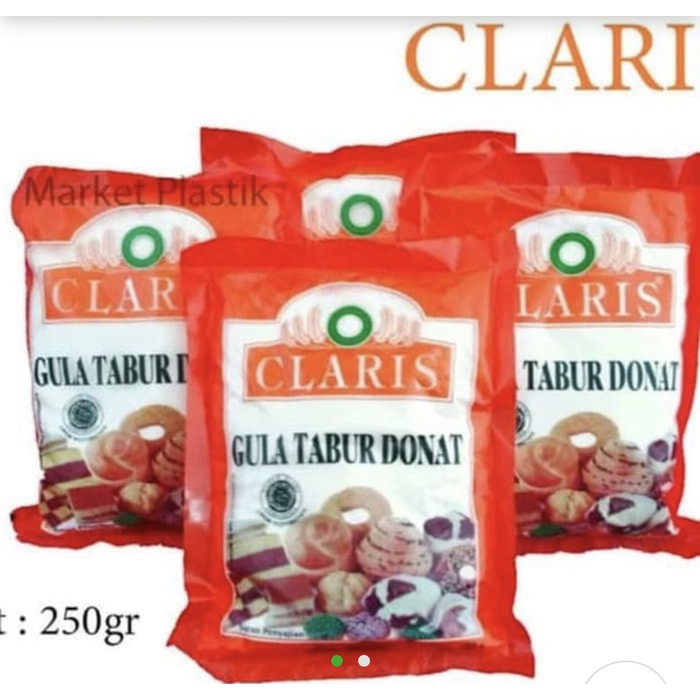

Dijual Claris Gula Halus Tabur Donat 250 gr Diskon