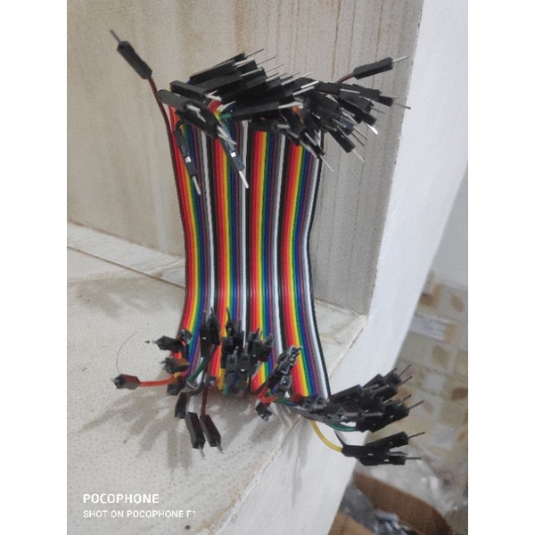 kabel Dupont Jumper 20 cm Kabel breadboard Jemper Project board cable 40P Male to Male Male To Female kabel praktikum kabel jumper micro controller