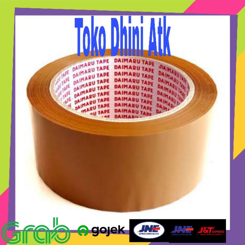 

Lakban Daimaru Tape Isolasi Coklat 2Inch x 90 yard