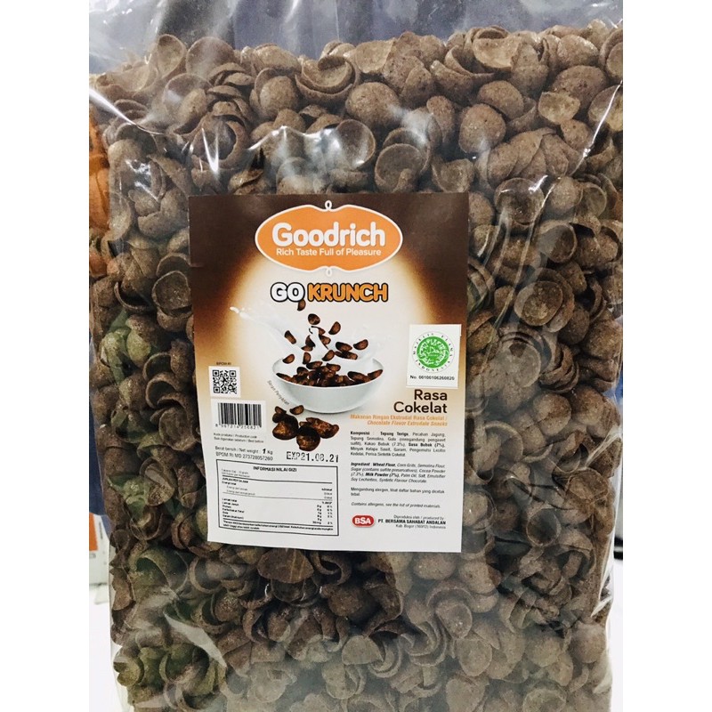

GO KRUNCH GOODRICH ( CEREAL CRUNCH ) Rasa Coklat